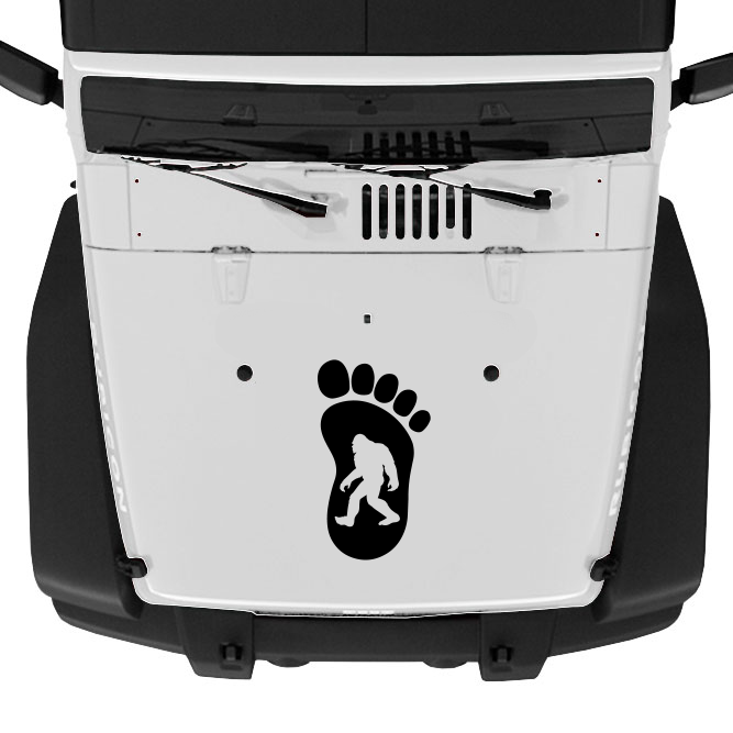 Bigfoot Footprint – Rebel Decal