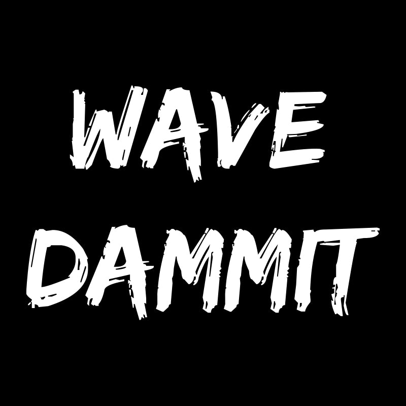 Wave dammit jeep deals sticker