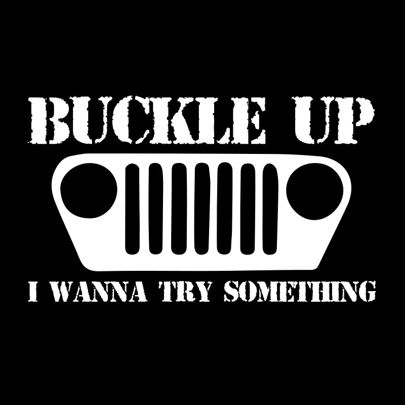 Buckle Up Jeep Decal – Rebel Decal
