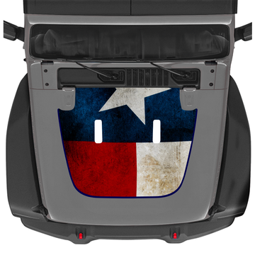 Texas Flag - Lone Star Pride Full-Color Jeep Hood Graphic