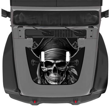 Ghost Pirate Full-Color Jeep Hood Graphic