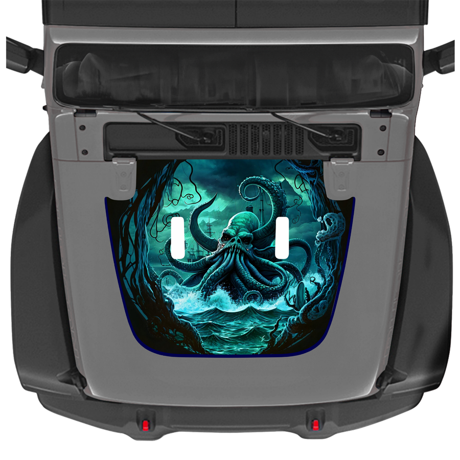 Kraken’s Wrath Full-Color Jeep Hood Graphic
