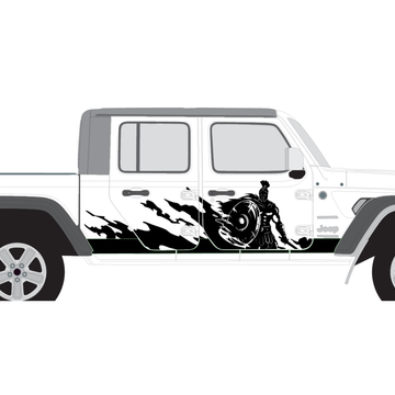 Gladiator Spartan Side Graphics