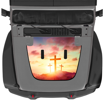 Calvary Sunrise Full-Color Jeep Hood Graphic