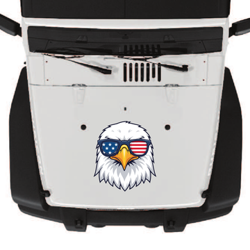 Freedom Eagle Shades Full-Color Jeep Hood Graphic