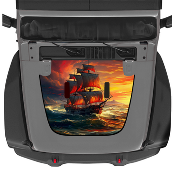 Crimson Seas Full Color Hood Graphic