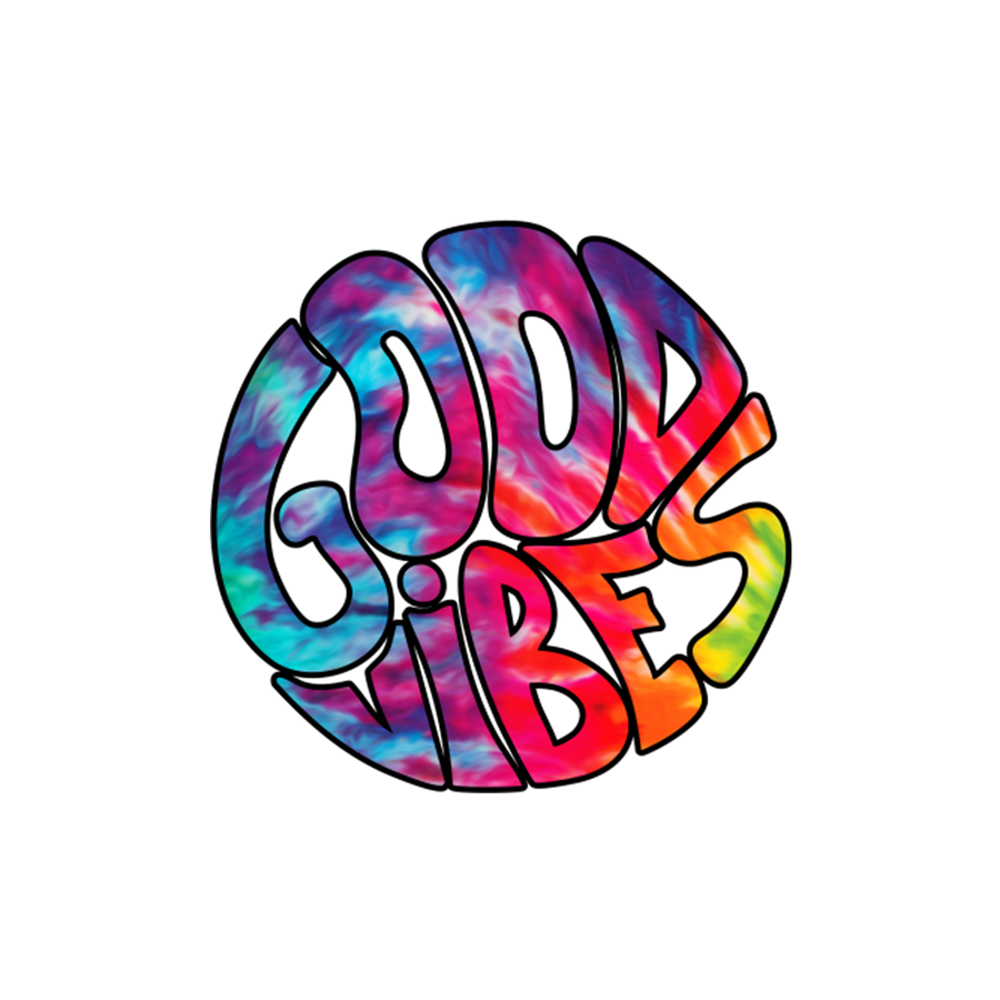 Good Vibes Hood Graphic (Tie-dye)