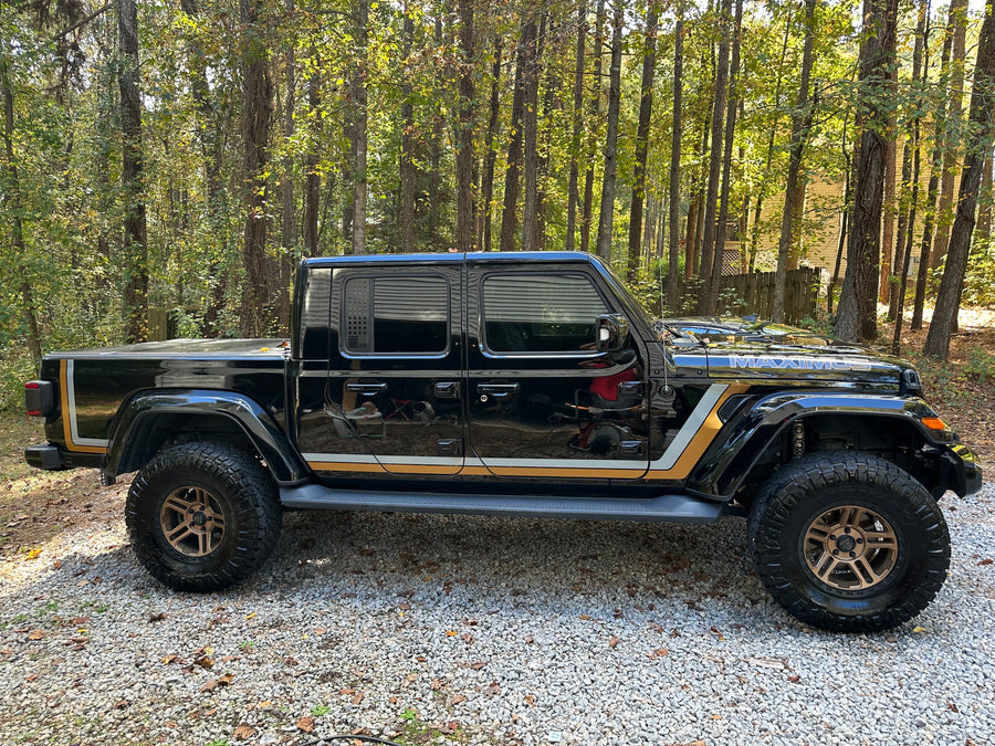 Retro Gladiator Scrambler stripe kit