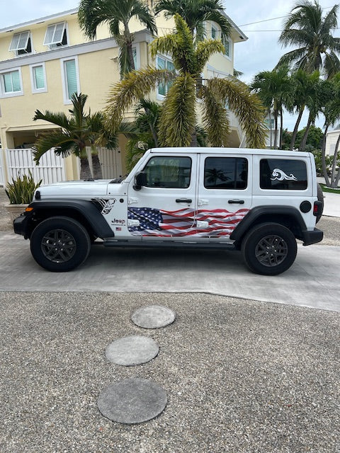 Patriot Wave - US Flag Side Graphic