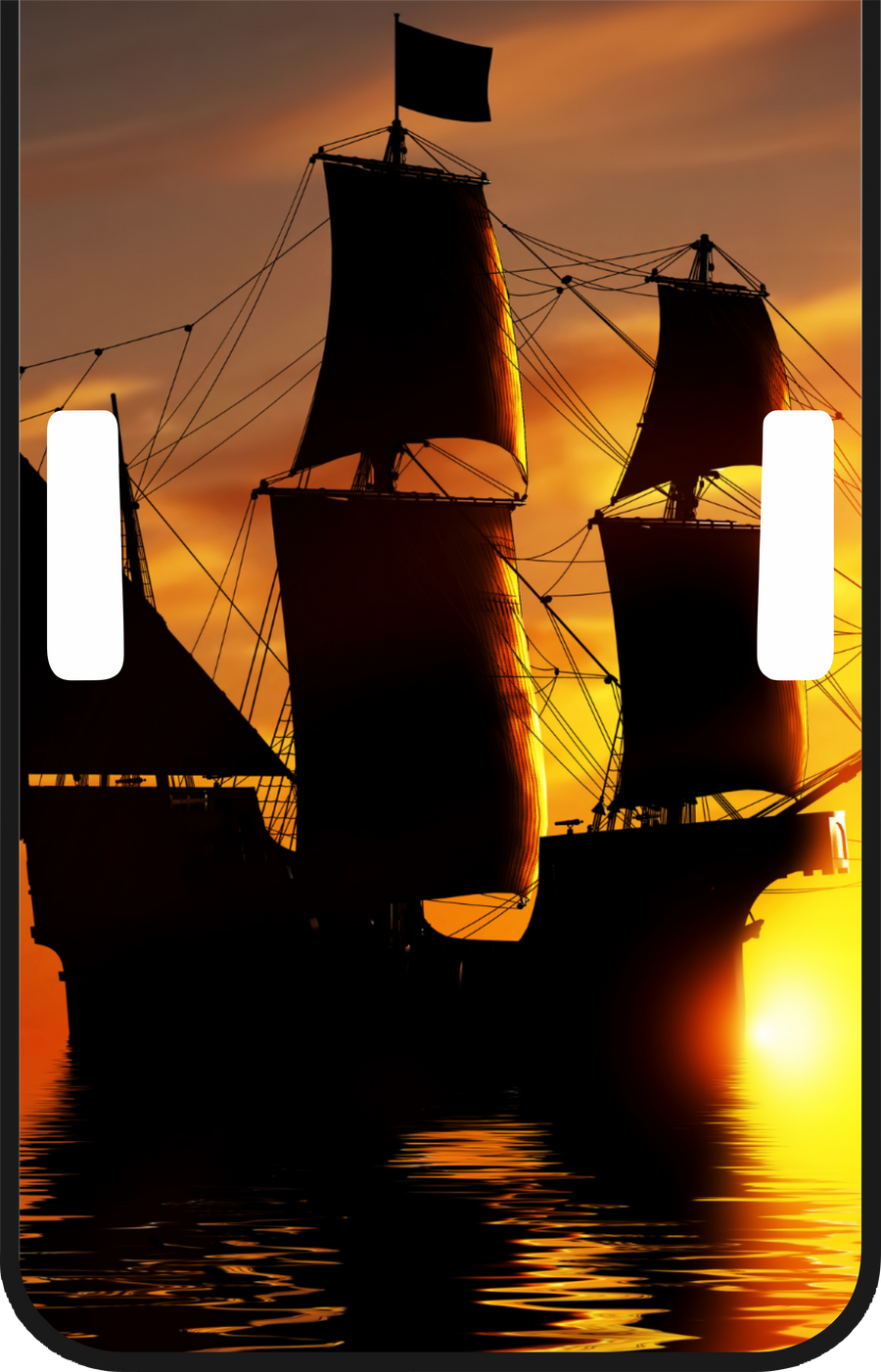 Sunset Pirate Voyage Full-Color Jeep Hood Graphic