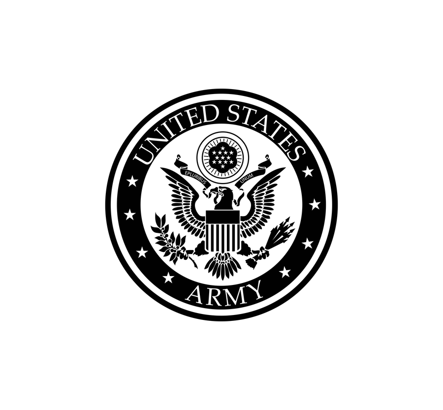 US Army Emblem Hood Graphic