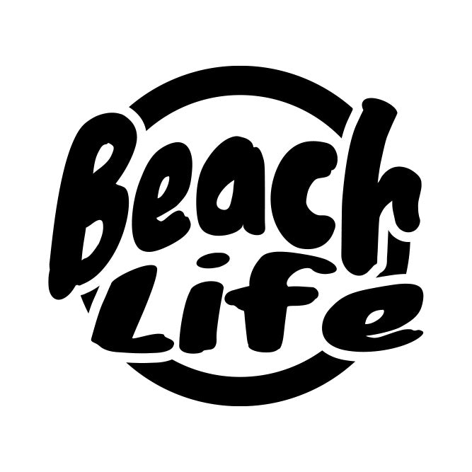 Beach Life Hood Graphic