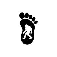 ちび／FOOTPRINTS Bigfoot Footprint – Rebel Decal