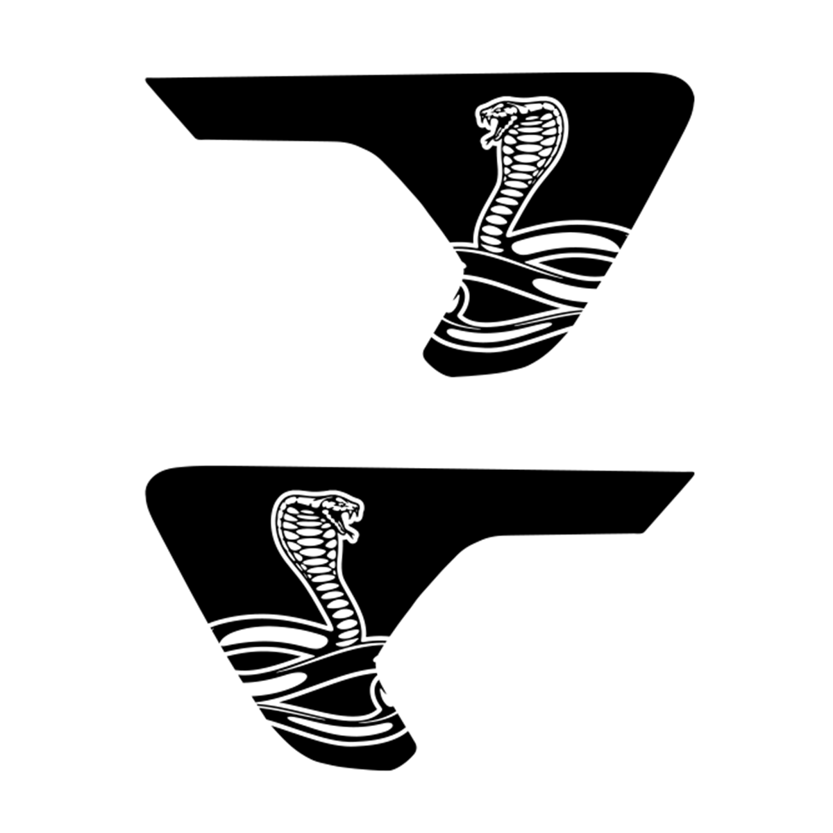 Cobra Command Decals Blackout Cobra Vent Decals – Rebel Decal