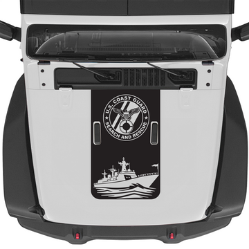 US Coast Guard Search and Rescue Blackout Hood Graphic