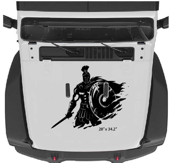 Gladiator Spartan Hood Graphic