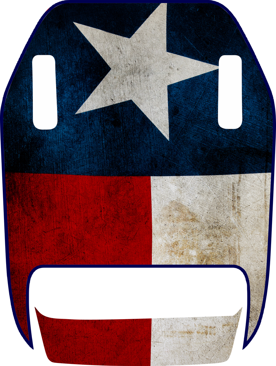 Texas Flag - Lone Star Pride Full-Color Jeep Hood Graphic