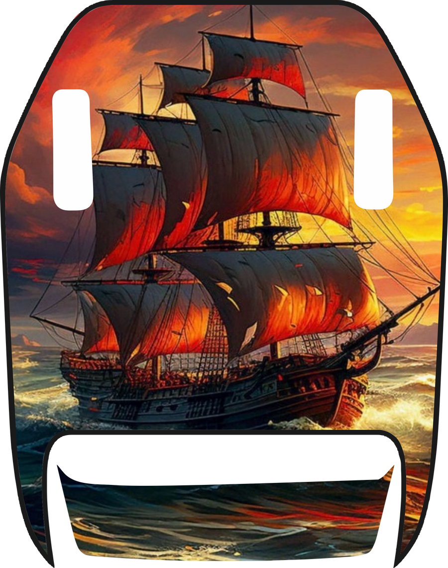 Crimson Seas Full Color Hood Graphic