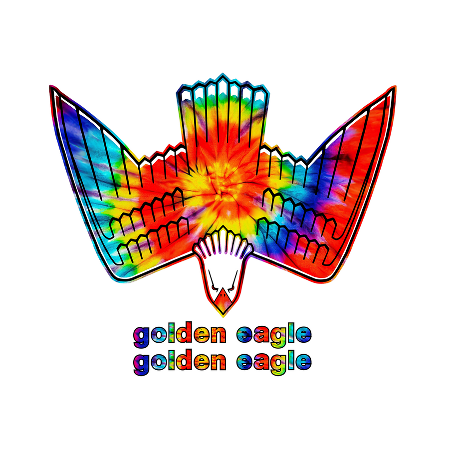 Tie-Dye Golden Eagle Graphics Set