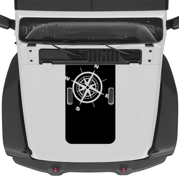 Compass Blackout Hood Graphic