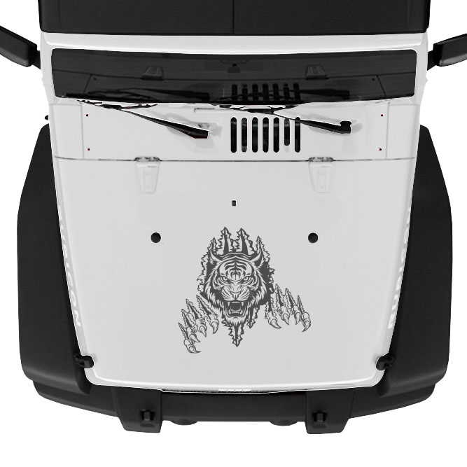 Tiger Claw Hood Graphic
