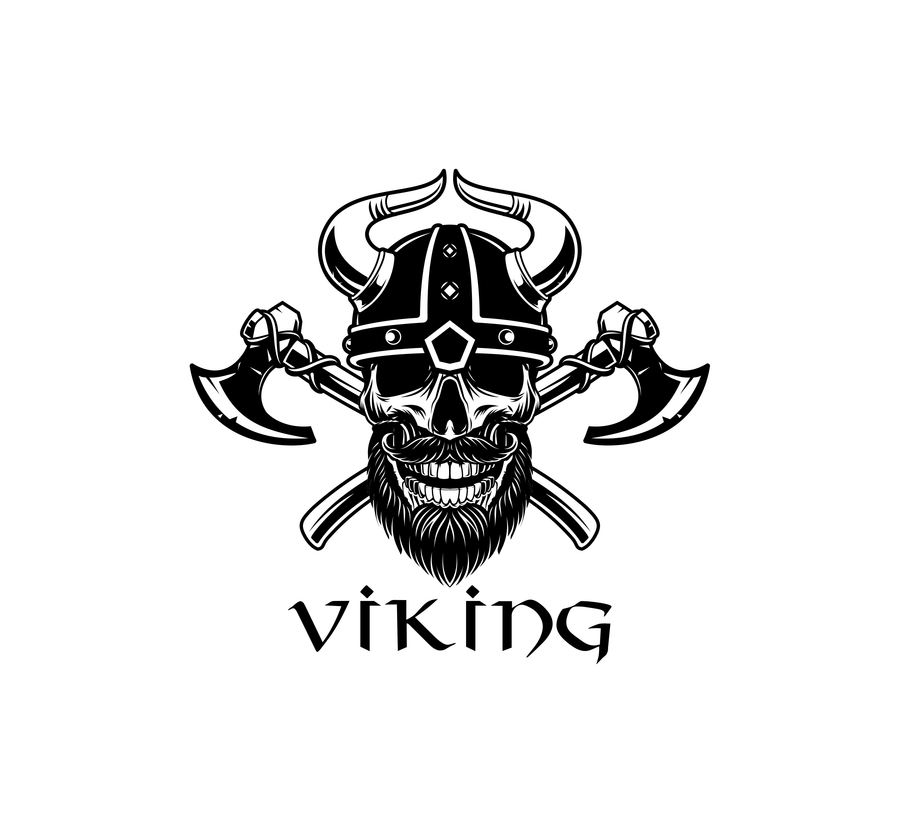 Viking Hood Graphic