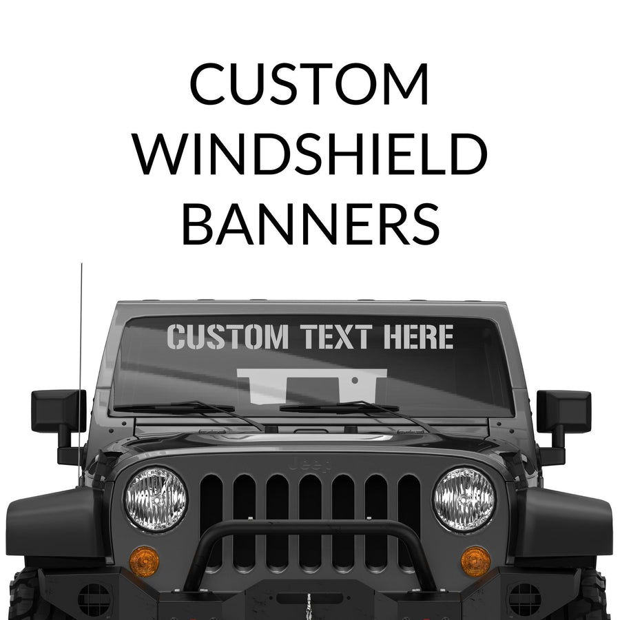 Custom Windshield Banner