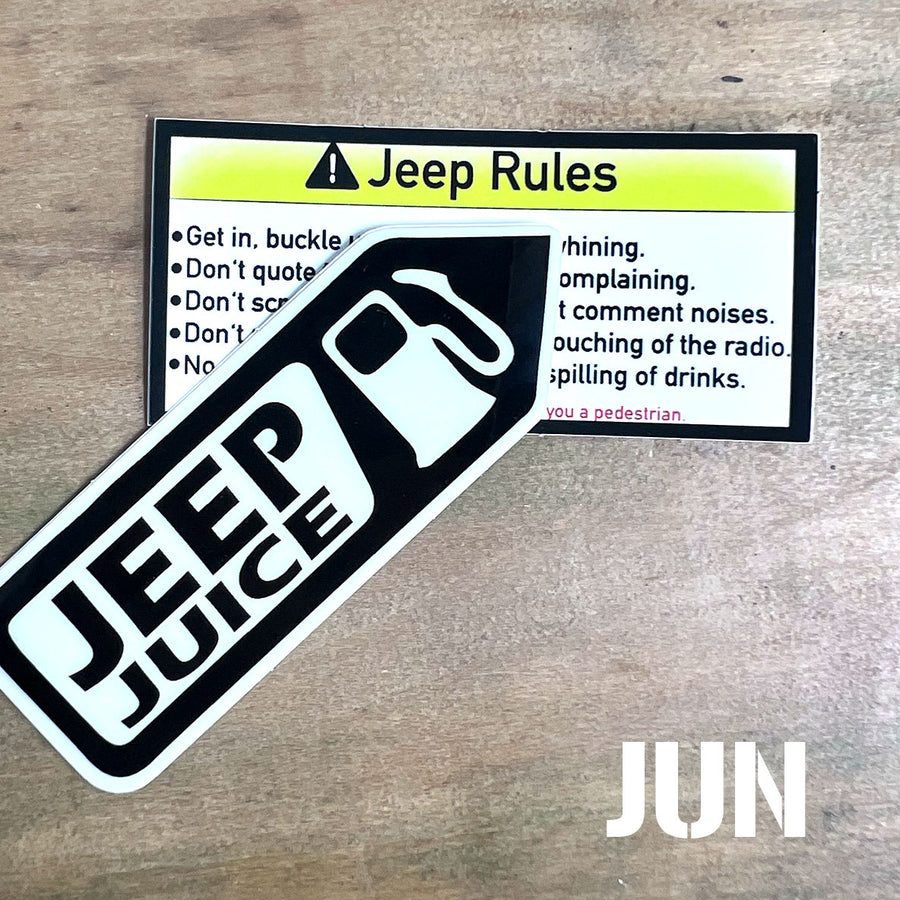 Jeep Decal of the Month Club