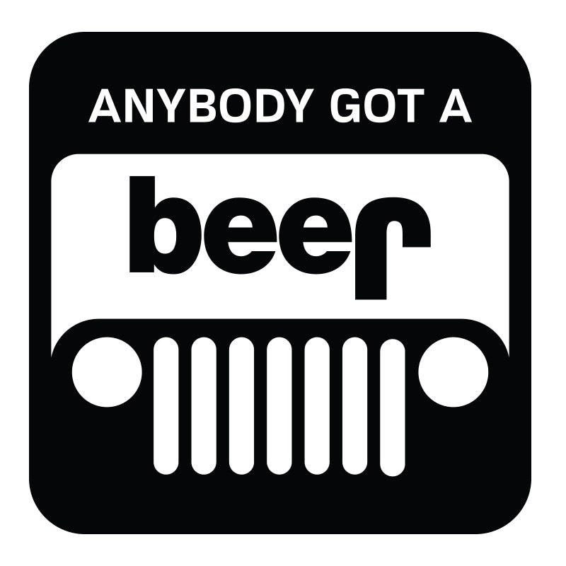 Jeep Got Beer Decal