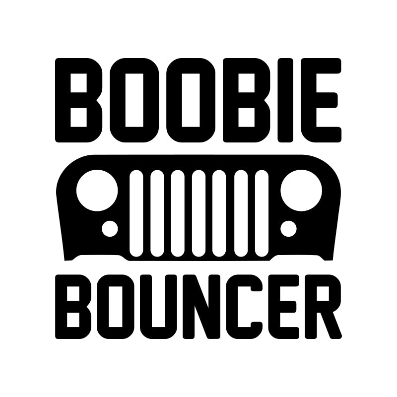 Boobie Bouncer Jeep Decal