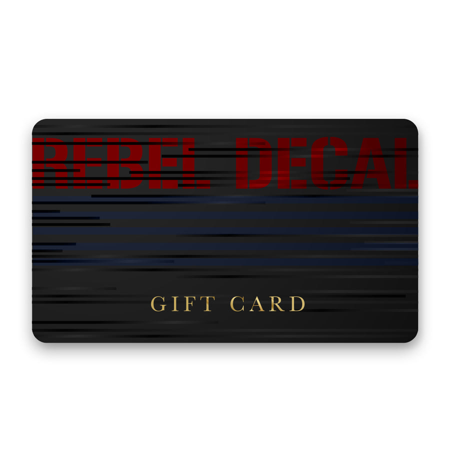 Rebel Gift Card – Rebel Decal