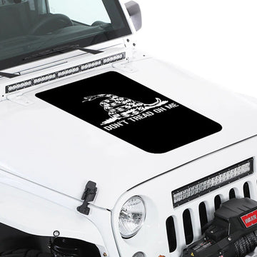 Don't Tread On Me Jeep Hood Blackout Graphic