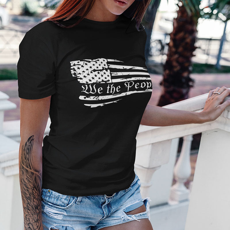 We the People Women's T-Shirt – Rebel Decal