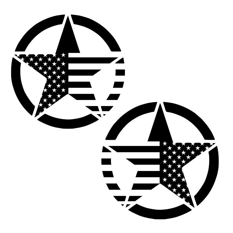 Army Flag Star Graphic