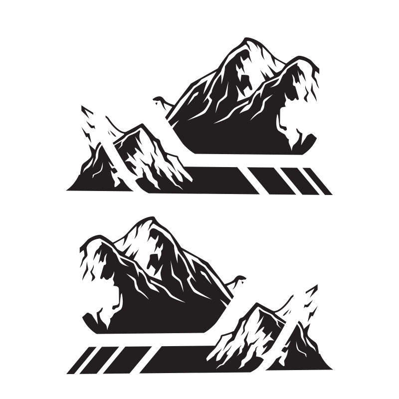 Mountain Scape Side Graphics – Rebel Decal