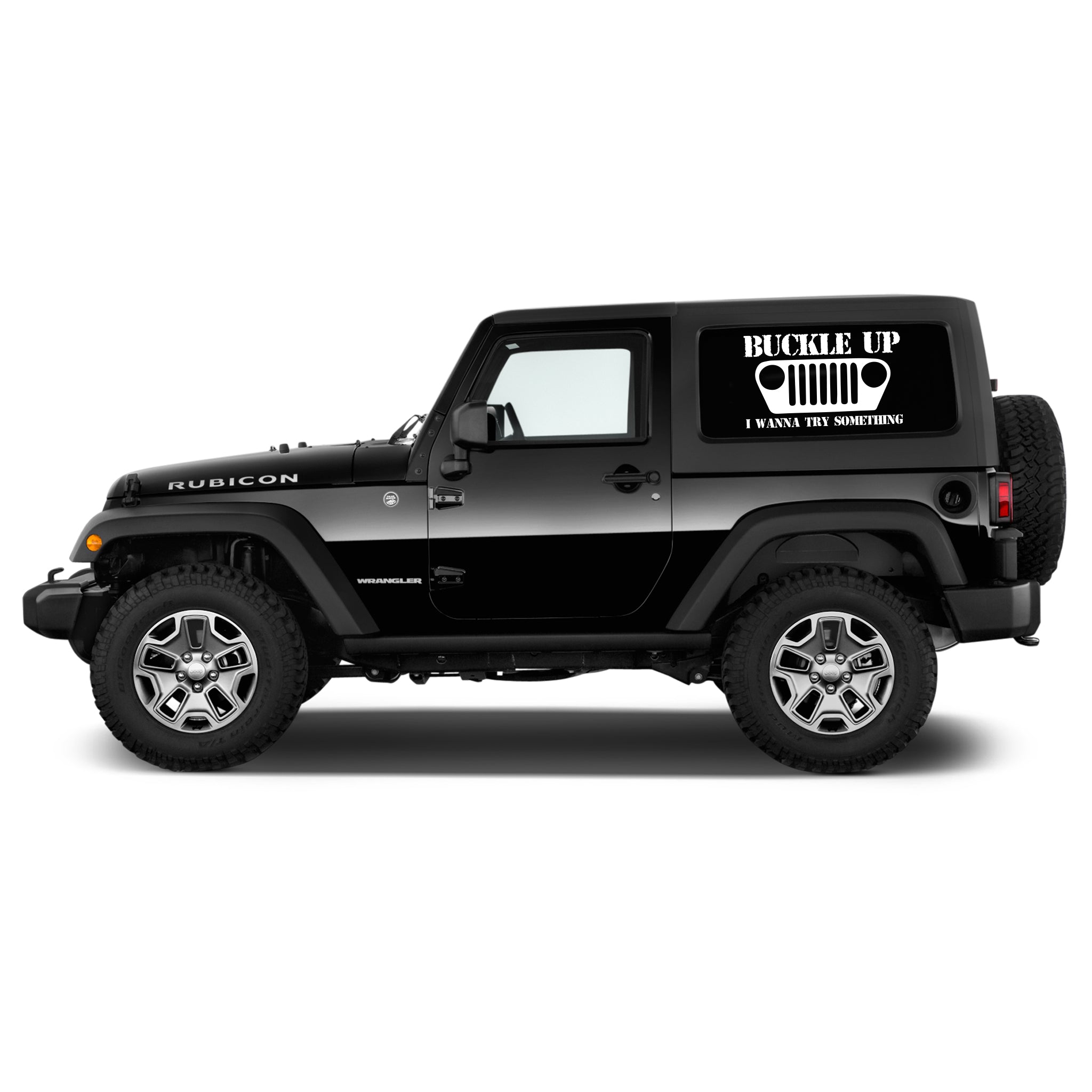 Buckle Up Jeep Decal Rebel Decal
